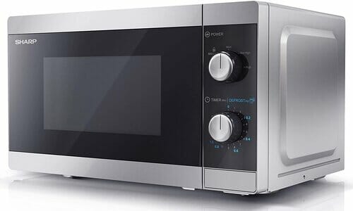 Sharp YC-MS01U-S 800 W Basic Solo Microwave Oven