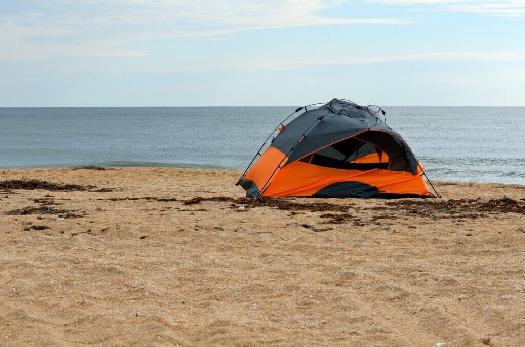 how to fold pop up beach tent
